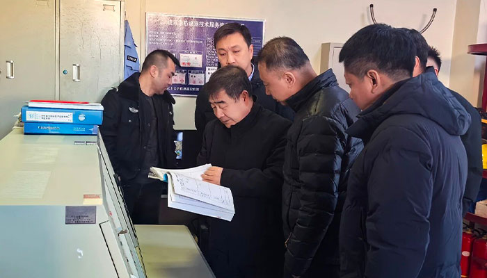 赤峰学院杨占君副校长一行来院开展安全生产专项检查